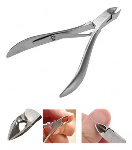 Pinza Corta Cuticula de Metal 