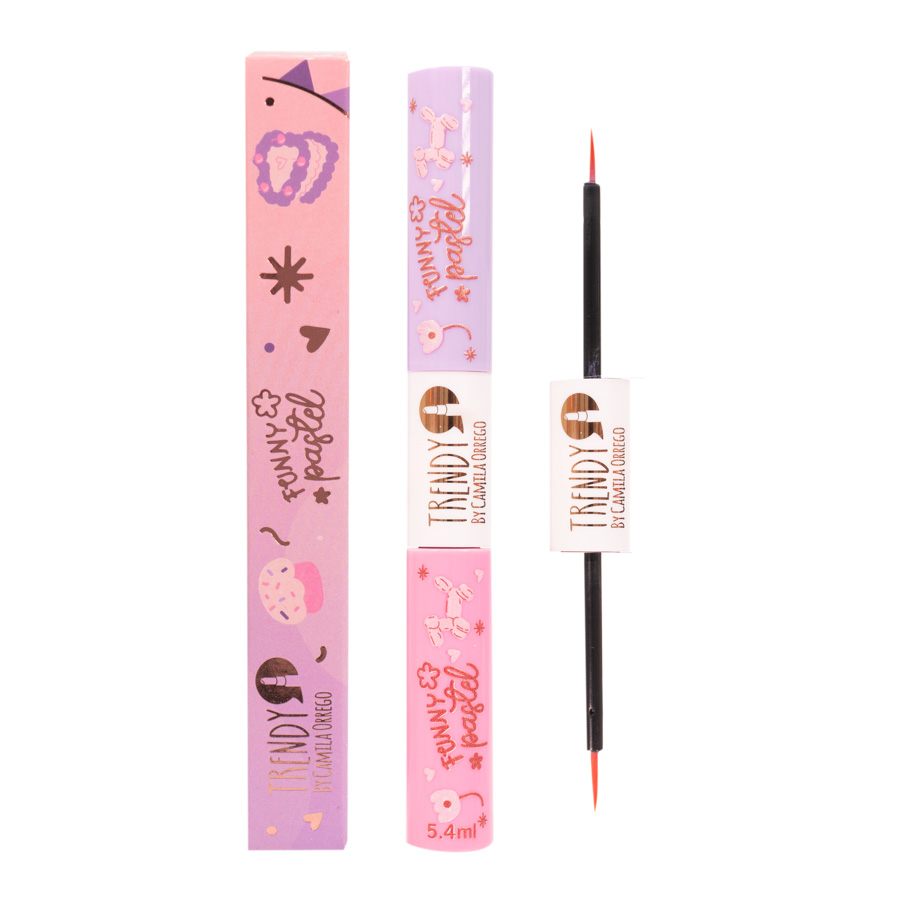 Delineador Doble Matte Funny Pastel Trendy