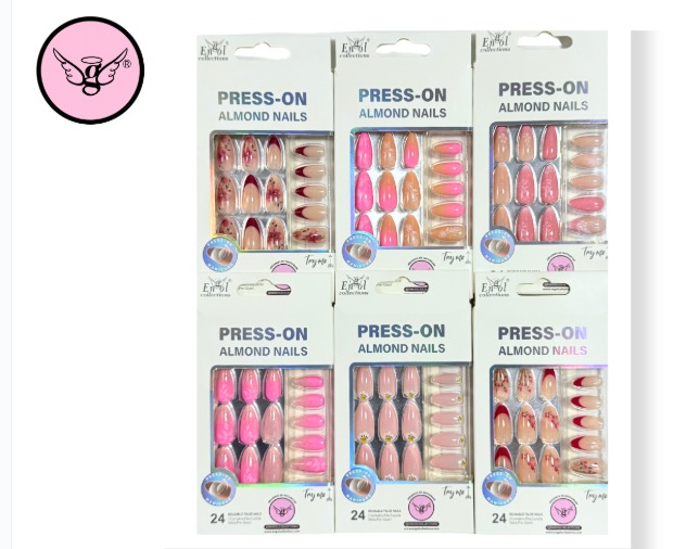 Caja de Uñas Press On Almond Nails Engol