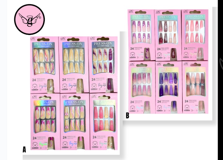 Caja de Uñas Press On Ballerina Nails Engol