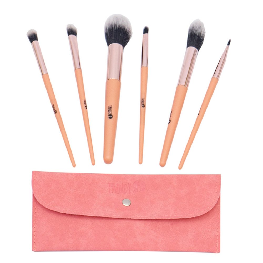 Kit de Brochas x6 Trendy con Cartuchera