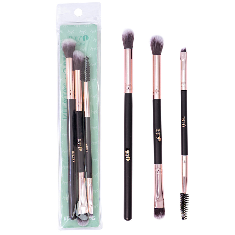 Kit de Brochas x3 Genérica Trendy