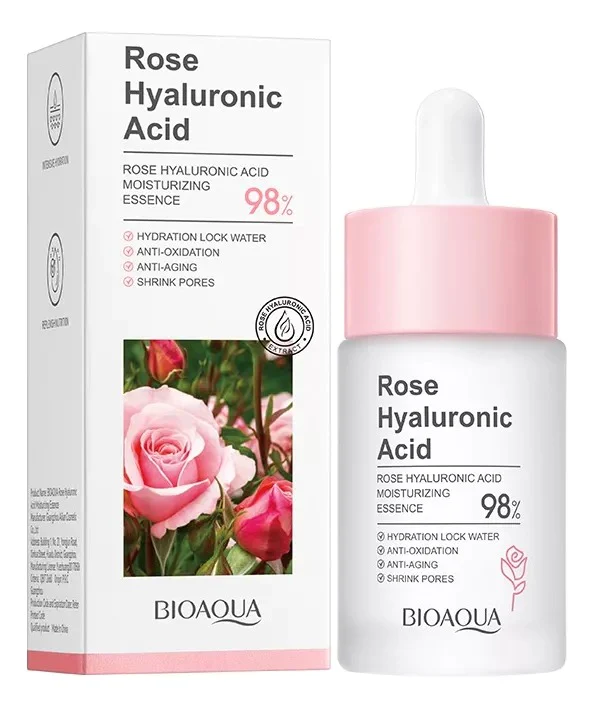 Serum de Rosas con Acido Hialuronico Bioaqua