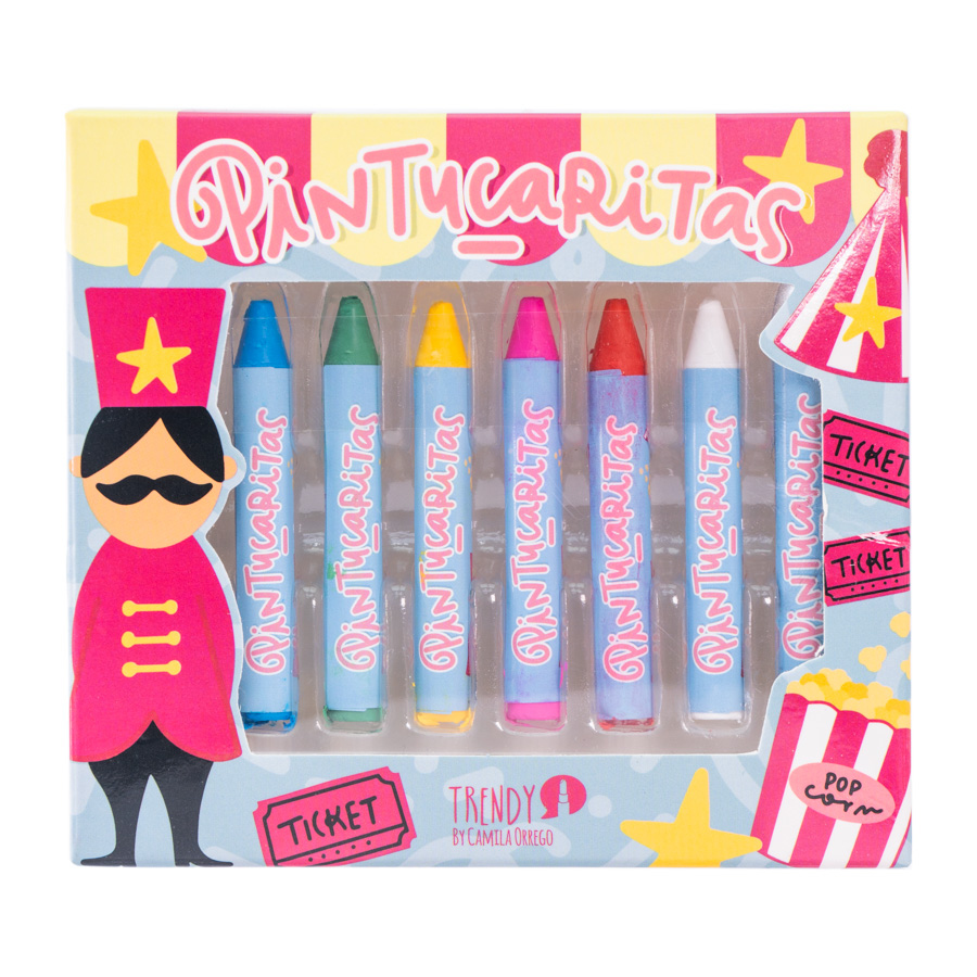 Kit de PintuCaritas Circo Trendy