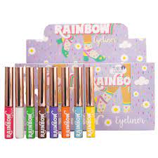 Kit X 8 Delineadores Matte Coloridos Rainbow Trendy