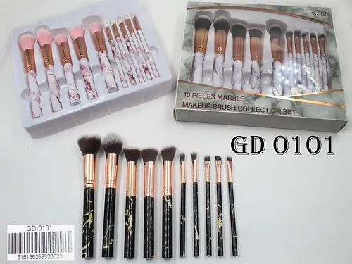 [GD-0101] Set de Brochas Marmolizadas con Caja JBL