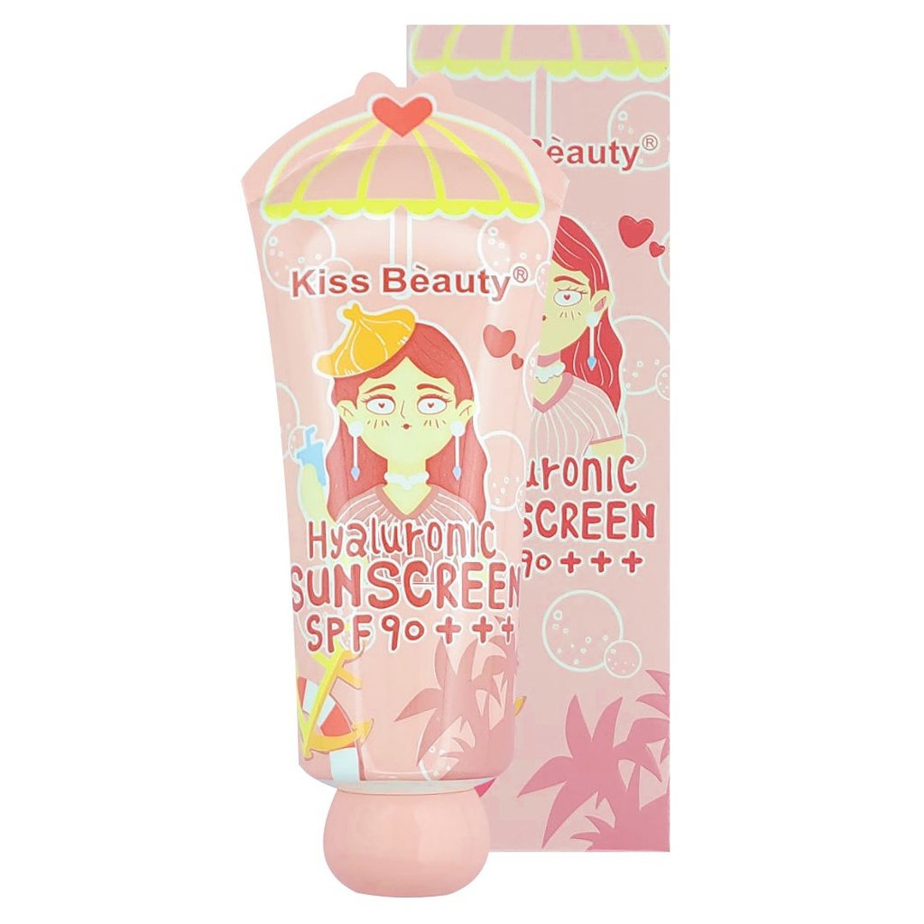 Protector Solar con Acido Hialuronico Kiss Beauty | Coral