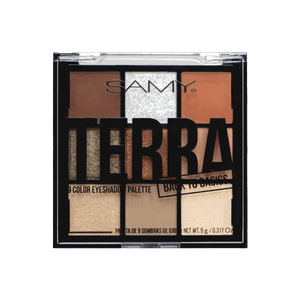 PALETA TERRA X 9 SOMBRAS DE OJOS SAMY 