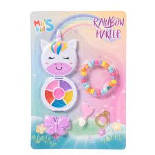 [RMMK01] Set de maquillaje y accesorios Rainbow makeup miis kids