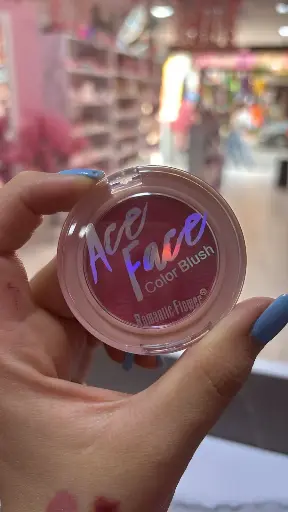Rubor Compacto Face Color Blush Romantic Flower