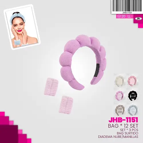 [jhb-1151] Diadema de Maquillaje con Manillas JBL