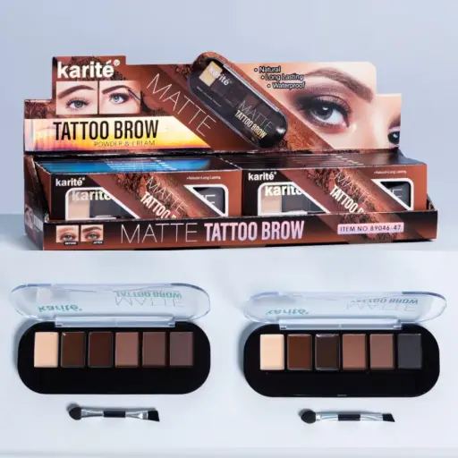 [89046-47] PALETA CEJAS POLVO Y CREMA KARITE